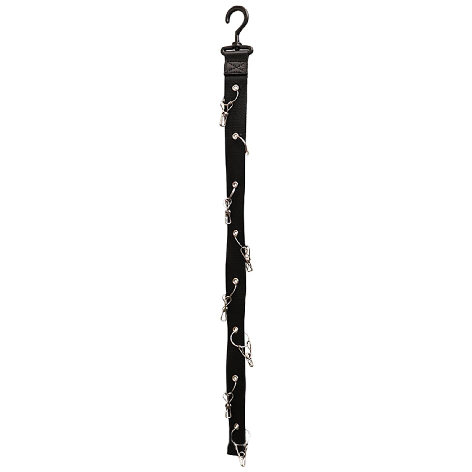 Neaxgeandx Black Hat Rack Organizer Hanging Display Racks With Hook For Hats Closet