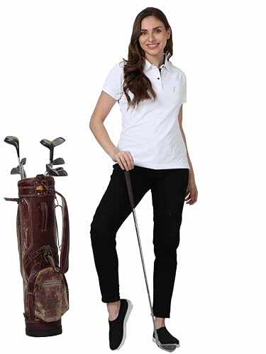 Image of STELLERS Women's Premium Polo T-Shirt, Regular Fit | Odour Resistant | Wrinkle Free | Quick Dry | Stretchable | Lightweight | Breathable | Sustainable | Anti-Static | Feather Touch Feel