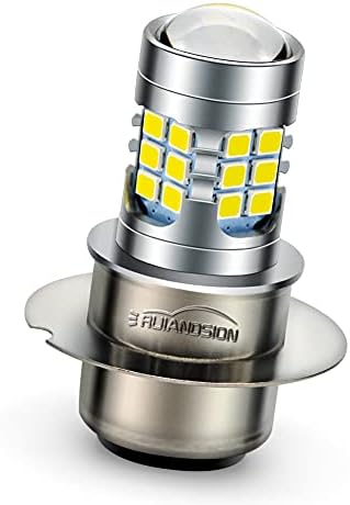 Ruiandsion 2 Lampadine LED P36D Per Moto – 12 SMD 5730, 600 Lm, 6-24V, Bianco