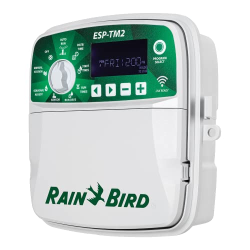 ESP-TM2 Rain Bird - Dispositivo de control (230 V, 4 estaciones, para interior y exterior)