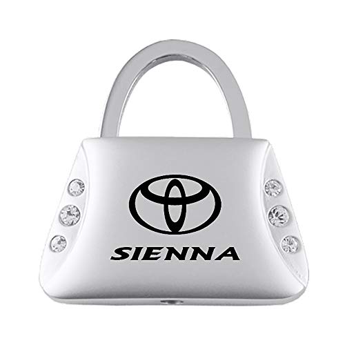 TOYOTA Sienna Clear Crystals Purse Shape Key Chain