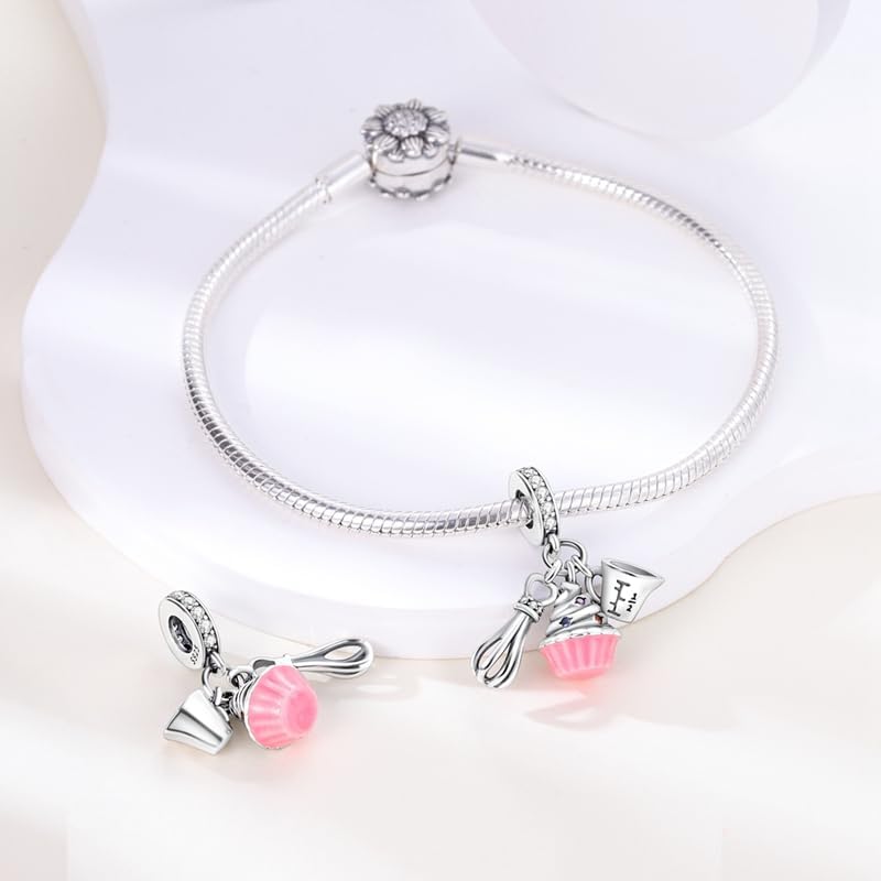 Queen Happy Birthday Hot Air Balloon Family Puppy Charm 925 Sterling Silver Charms for Bracelets and Necklaces Mother's Day Charms for Women - Image 2