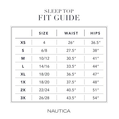 Nautica NT61768-EGGPLANT-L Womens Sleep Shirt - Lightweight, Breathable Pajama Top thumb #4