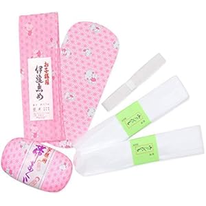 7歳　七五三用 帯、小物セット 七五三女の子小物 結び帯はこせこセット 7点セット 3歳 5歳 7歳