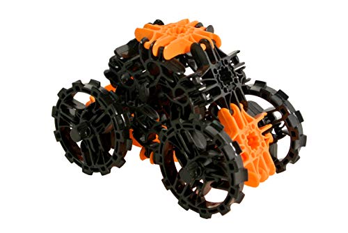 Lux Blox Mini Car - Multiple Colors (Black & Neon Orange)