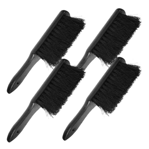 FOMIYES 4 Cepillos para Chimenea Mango Largo de Plástico, Cerdas Densas y Resistentes para Limpieza de Bancos y Polvo, Accesorios Multifuncionales para Parrilla, Brasero y Hogar al Aire