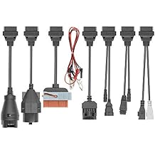 Car Cable Compatible with Autocom ds150 Multiprog, OBD Diagnostic Connector Cable Adapter, 8 Line Set for Old New Cars, Data, Durably Flexible Materials