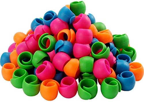 New Brothread 100pcs Thread Spool Savers / Spool Huggers - Prevent Thread Tails from Unwinding - No Loose Ends for Sewing and Embroidery Machine Thread Spools