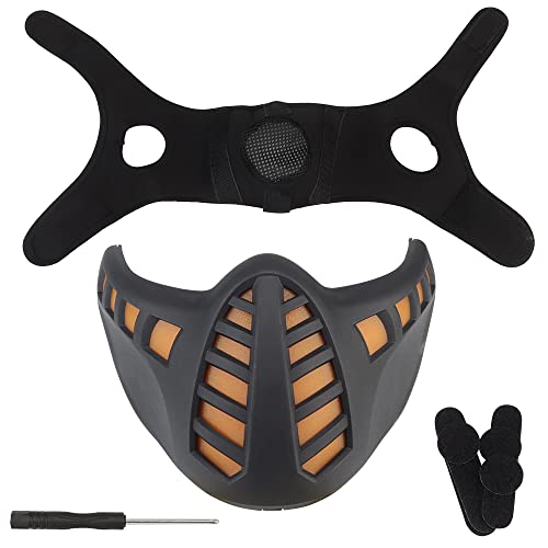 Masque airsoft paintball protégeant le visage avec LED contre les tirs BBS