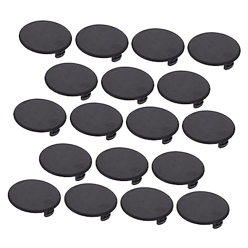 Veemoon 20Pcs Round Piggy Bank Stoppers Plastic Bottom Covers for Saving Boxes Lightweight and Reusable Plugs to Prevent Coin Loss Smooth Edges for Safe Use for Storage