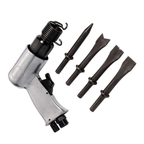 Martillo de aire BlueSpot Tools 07951 con juego de cinceles de 150 mm para talleres 7