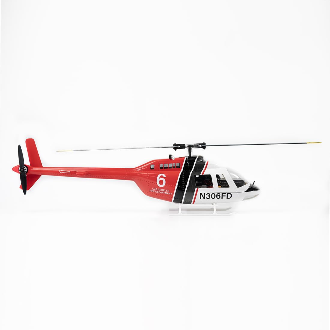 Elicottero RC Militare Bell-206-V3 470-Class per Adulti - Modello 2.4G 6CH Aereo Elettrico (Versione PNP)