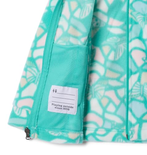 Image of Columbia Girls Benton Springs Ii Printed Fleece