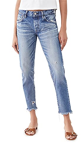 MOUSSY VINTAGE Women's Keller Tapered Blue Jeans