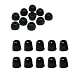 Bluecell Silicone Replacement Ear Buds and Memory Foam Ear Bud Tips, Large (5 Pairs each)