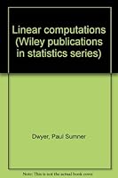 Linear Computations, B0000CI27S Book Cover