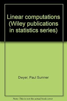 Hardcover Linear Computations Book