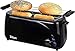 Zilan, Langschlitz-Toaster, 4 Scheiben Toastautomatik, XXL, 5 Bräunungsstufen, Brot-Auftaufunktion, Krümelschublade, Schwarz