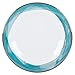 GET WP-10-DW-KNB Melamine Dinner Plate, 10.5", Ivory/Blue, Large (Set of 12)