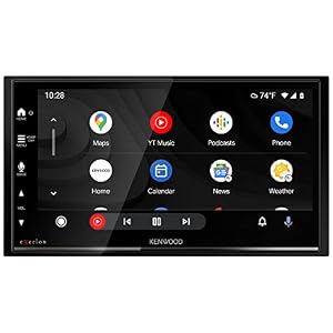 KENWOOD DMX709S eXcelon 6.95-Inch Capacitive Touch Screen, Car Stereo, CarPlay and Android Auto, Bluetooth, AM/FM HD Radio, MP3 Player, USB Port, Double DIN, 13-Band EQ, SiriusXM — photo 2 of 6