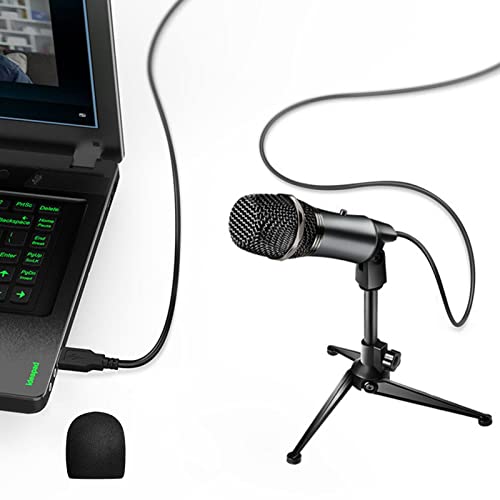 Microfone Condensador de Computador | Kit MIC USB com suporte ajustável antivibração - MIC Set Equip