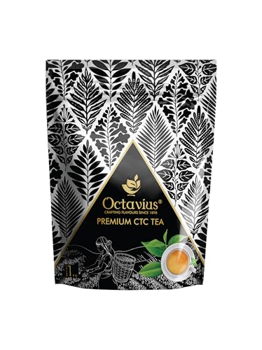 Image of Octavius Premium Assam Tea - 250 Gms (125 Cups) | Extra Strong | Black Tea | Kadak Chai Patti