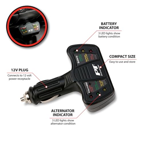 Image of Performance Tool W2989 12V Cigarette Lighter Car Battery Tester and Alternator Tester