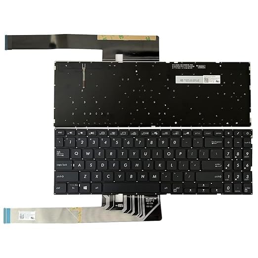 Image of Laptop Keyboard Compatible for Asus F571 F571G F571GT K571 K571GT-EB76 X571 X571F K571GT X571G X571GT X571U Mars15 VX60 Mars15 VX60GT US Layout Backlit