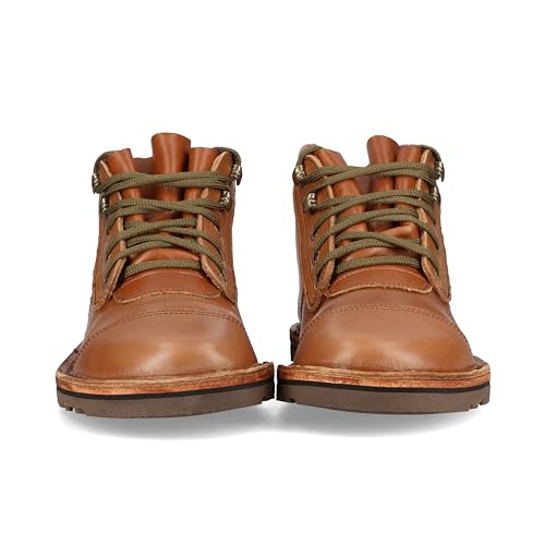 Image of JIM GREEN Men's Barefoot African Ranger Boots Lace-Up Water Resistant Full Grain Leather Work or Hiking Boot