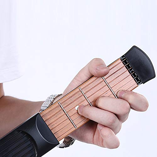 Pocket Guitar Practice Neck, 6 Fret Portable Guitar Chord Practice Tool For Beginner #TOP3