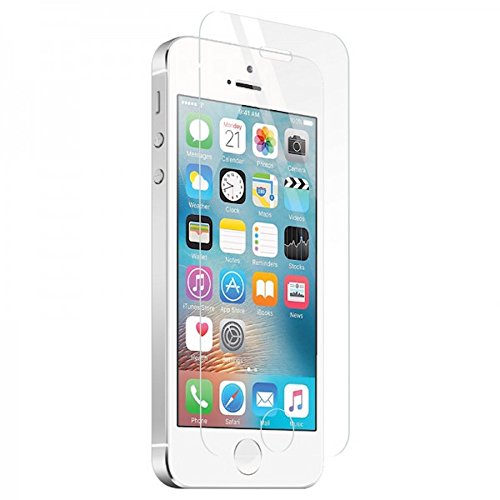 BodyGuardz - Pure Glass Screen Protector, Ultra-thin Tempered Glass Screen Protection for iPhone 5/5S