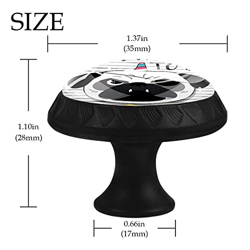 Boutons de tiroir licorne 35mm pour décorer une chambre de bébé - 5