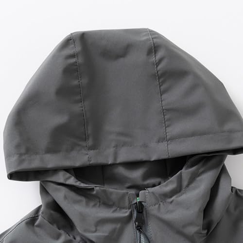 Rain Jacket for Kids Bike Running Hiking Windbreaker Jackets Boys Girls Casual Windproof Waterproof Jacket Teen Comfy Coats3