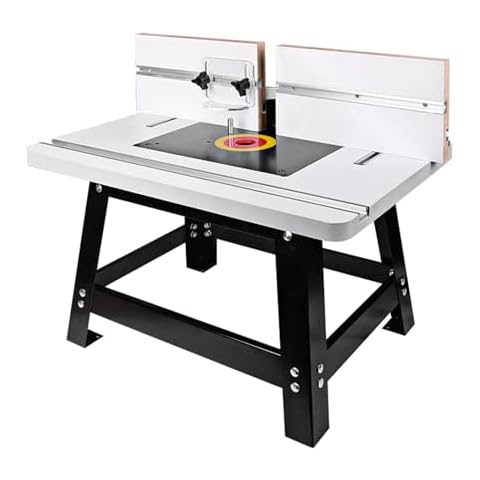 NAGU Router Table for Woodworking Router Tool Hand Trimmer with Stand and Adjustable Fence Cover