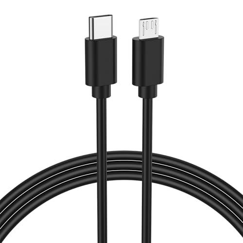 USB C to Micro USB Cable 1m - MicroUSB to USBC Cord for Game Controller Camera GPS Dash Cam Camcorder SAT NAV Power Bank Portable Speaker Mobile Tablet eBook reader Portable Hard Drive and