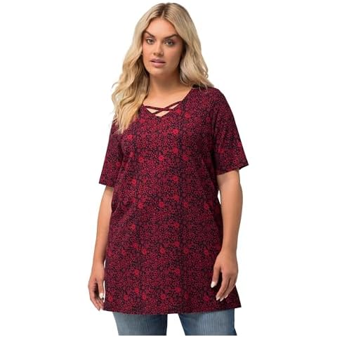 T-shirt Ulla Popken Fleurs Cover