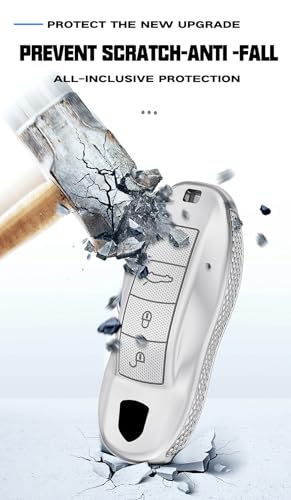 Télécommande coque de clé Porsche Taycan et Panamera en TPU - 4