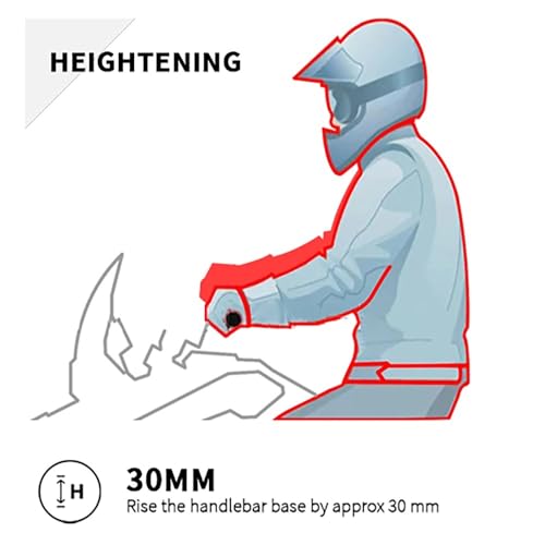 Abrazadera de Manillar de Aluminio Mecanizado para Moto Voge 3
