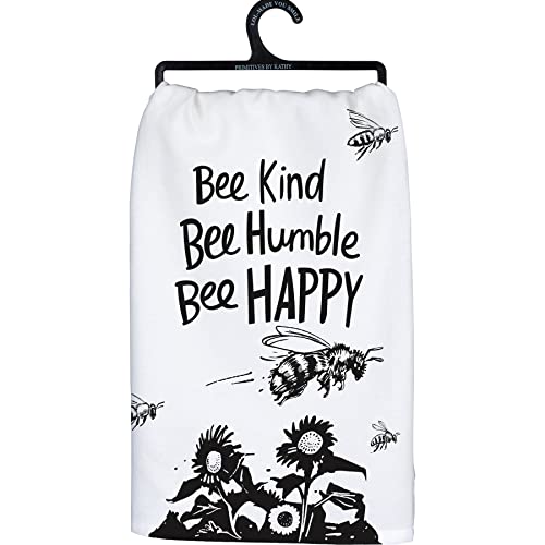Primitives by Kathy Bee Kind Bee Humble Bee Happy Decorative Kitchen Towel