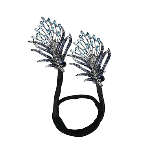 KHAMKARI Magic Hair Bun Maker French Hairstyle Twist Lazy Curler Hair Barrettes Bun clip Elegant Hair Accessories for Women Girls (Blue) 3