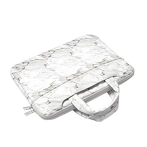 GUOCU Laptop Schultertasche, wasserdichte und verschleißfeste Laptop Hülle für 11-15.6 Zoll Laptops, Notebooks, Ultrabooks, 15 Zoll MacBook Pro Retina 2016/2017/2018，Weiß,11"(30X...