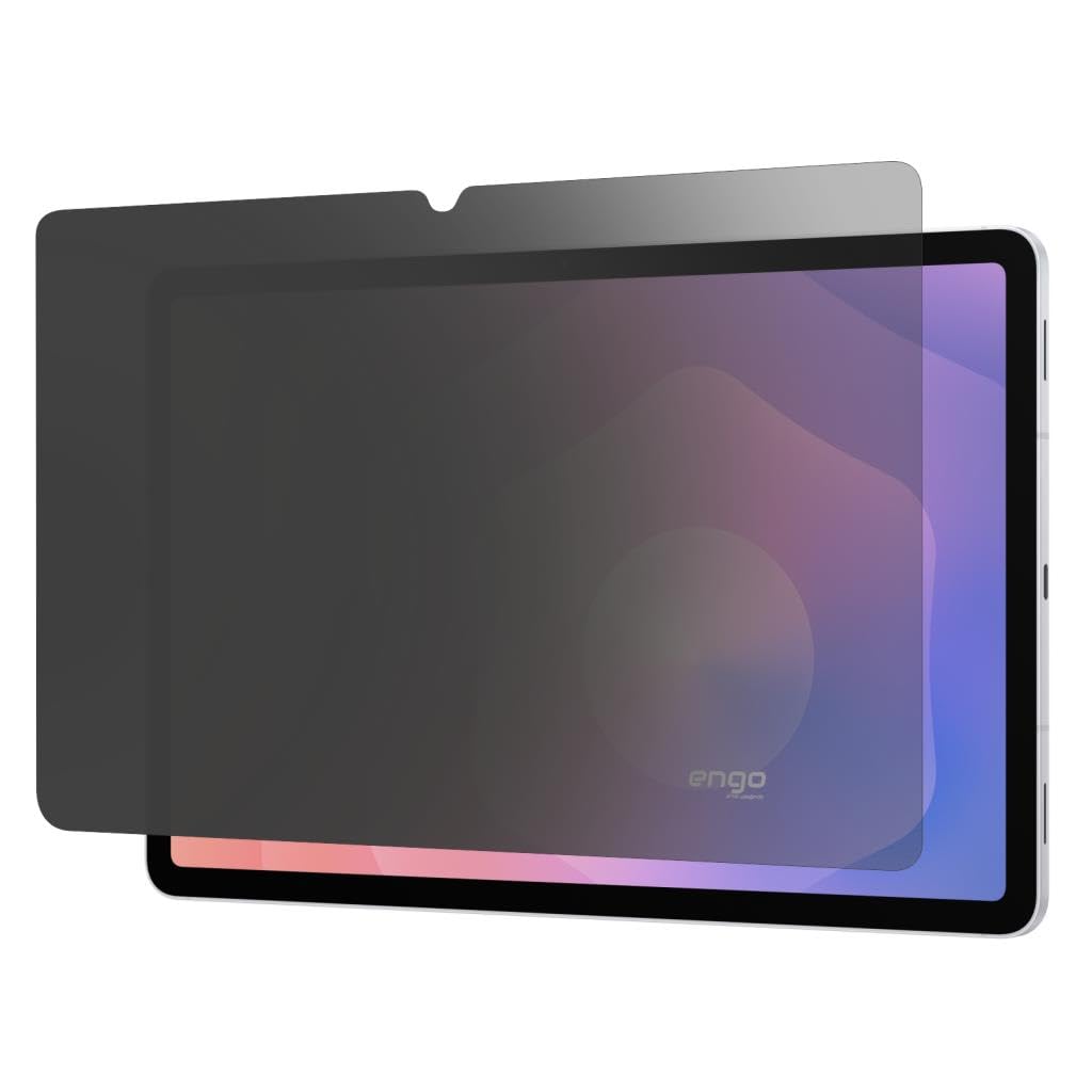 Engo Samsung Galaxy Tab S11 Hayalet Ekran Koruyucu 9H Temperli Nano Esnek Cam, Gizlilik (Privacy) Korumalı Anti-Spy Yandan Görünmeyen 11 İnç Sm-X730