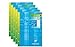 Clairefontaine – Lote de 5 fundas de 100 hojas perforadas – Cuadros grandes – 100 páginas – A5 (17 x 22 cm)