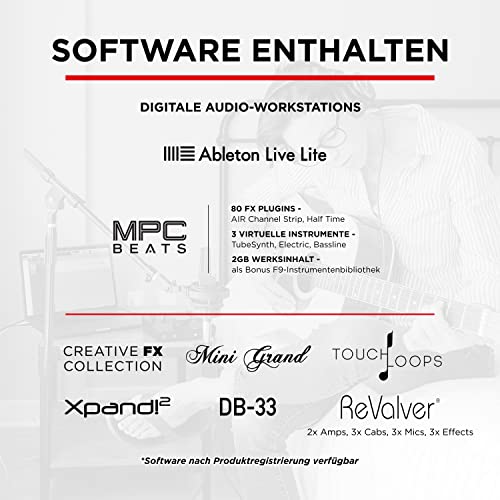 M-Audio AIR 192 6 USB Audio-Interface mit 2-in-2-out Anschluss