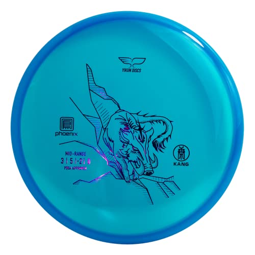Yikun Disc Golf Discs Professional Mid Range Discs PDGA Approved Flying Golf Discs 170-175g for Outdoor Games (Color Disc May Vary)