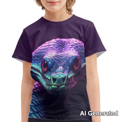 Image of Xhuibop Kids T Shirts for Boys Size 3-16 Girls Short Sleeve Sportswear Active Tops