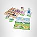 Melissa & Doug Best Friends Magnetic Dress-Up Wooden Dolls Pretend Play Set (78 pcs)