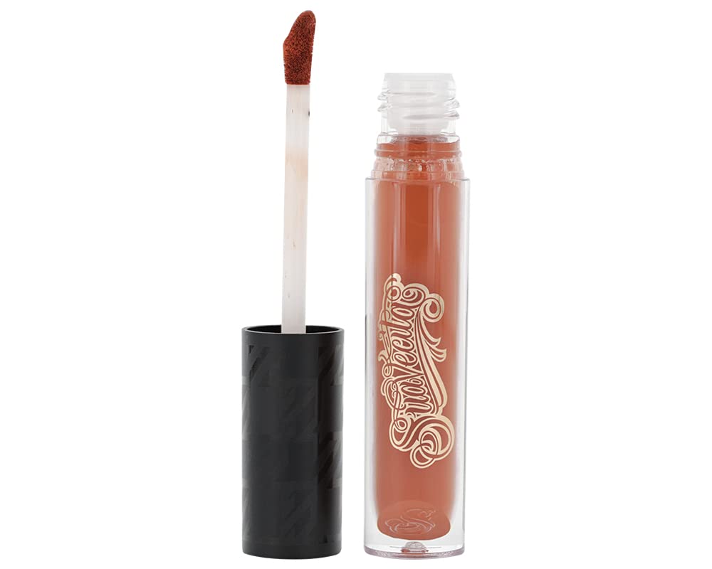 Suavecita Lipgrip Matte Liquid Lipstick Foxy Deep Orange Tone Lip Color Long Lasting Lip Makeup