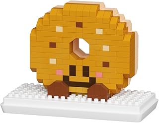 Bagel Happy Bread Series Food Cute Series Set Toy Mini Ladrillos Micro Building Kit Juguetes Adornos de escritorio Regalo para Adultos Niños
