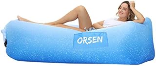 Orsen Inflatable Lounger Air Sofa, Inflatable Couch anti Leakage Camping Chair for Outdoor, Lakeside Portable Hommock with Compression Sacks Camping Accessories for Men and Women